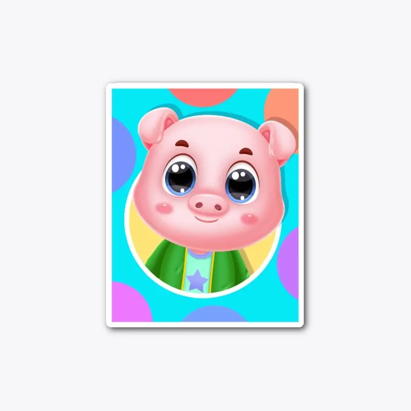 Baby Pig Canvas 