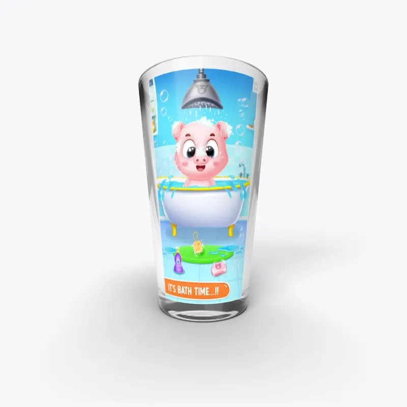 Baby Pig Glass